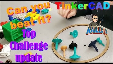 Top this! Tinkercad Top Update #spin #3dprinting