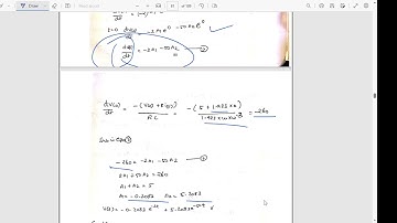 UNIT 4 LECT 5 RLC CIRCUITS NATURAL OR SOURCE FREE RESPONSE OF PARALLEL RLC PROBLEMS PART 1|EC3251 CA
