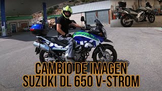 CAMBIO DE IMAGEN SUZUKI 650 VSTROM TIME LAPSE.