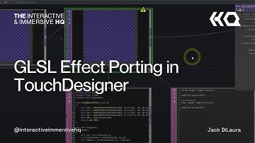 GLSL Effect Porting in TouchDesigner - TouchDesigner Tutorial 203