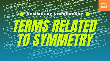Terms Related To Symmetry | Sinny’s Primary Math