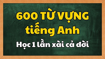Giỏi lên nhờ nghe 600 TỪ VỰNG TIẾNG ANH liên tục trong 1 tháng | Học Tiếng Anh Giao Tiếp