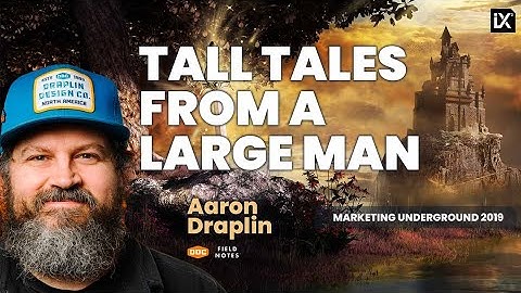 Tall tales from a large man | Aaron Draplin