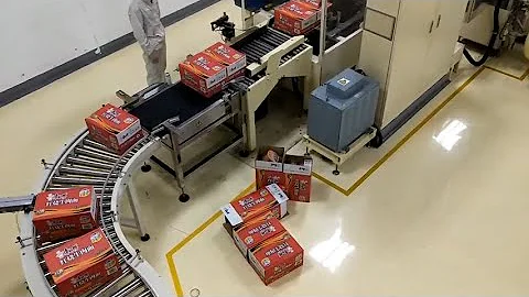 Instant Noodles Factory Automation: SameGram SC2-8040L15 Checkweigher in Action |Food Packaging Line