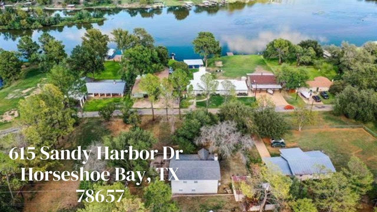 615 Sandy Harbor Dr Horseshoe Bay, TX 78657 YouTube