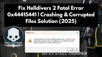 Helldivers 2 Fatale Fout 0x44415441 oplossen | Oplossing voor crashende en beschadigde bestanden ...