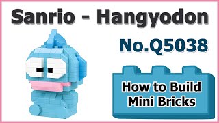 How to Build Mini Blocks Hangyodon Q5038 Review Instructions Specifications