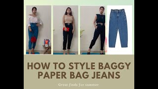 How to Style Paper Bag Jeans || Style with Arzoo Sachan How to Style Paper Bag Jeans || Style with Arzoo Sachan