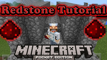 Mcpe Redstone Tutorial- Lava Bridge/Trap- 0.15.0 Minecraft PE  (pocket edition )