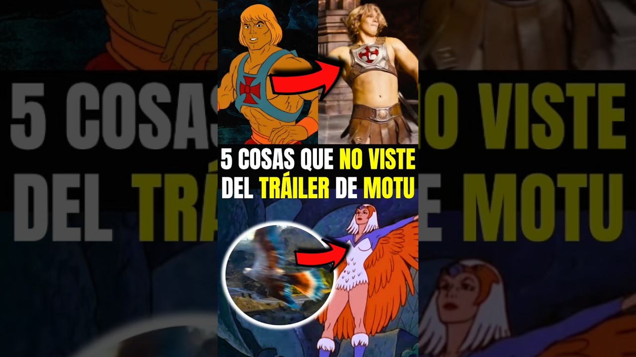 5 cosas que NO VISTE del trailer de MASTERS DEL UNIVERSO 💥 ¡La última es mi favorita!