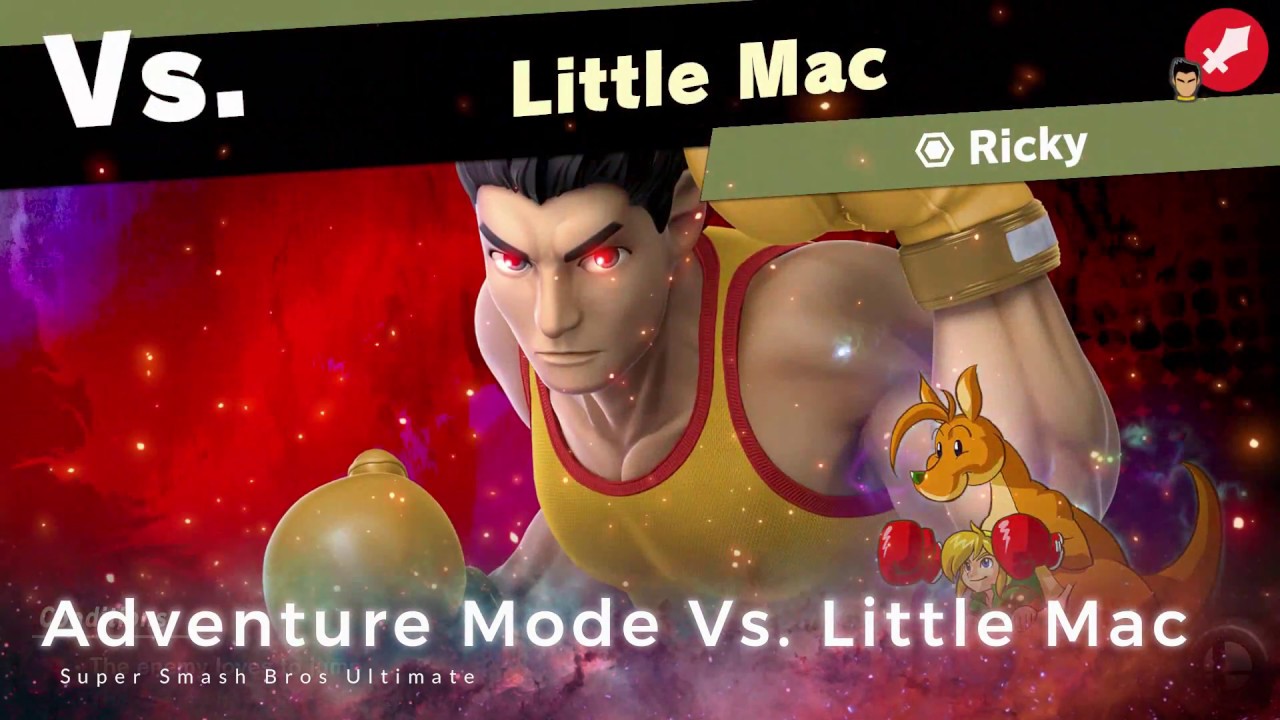Super Smash Bros Ultimate Adventure Mode Vs Little Mac YouTube