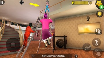 Troll miss T every day - Scary Teacher 3D V 5.28 ( Mod menu) , gameplay android/ ios