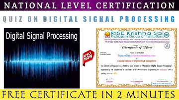 Advanced Digital Signal Processing Quiz | Top 20 DSP MCQS | DSP ECE/EE Technical Interview Questions