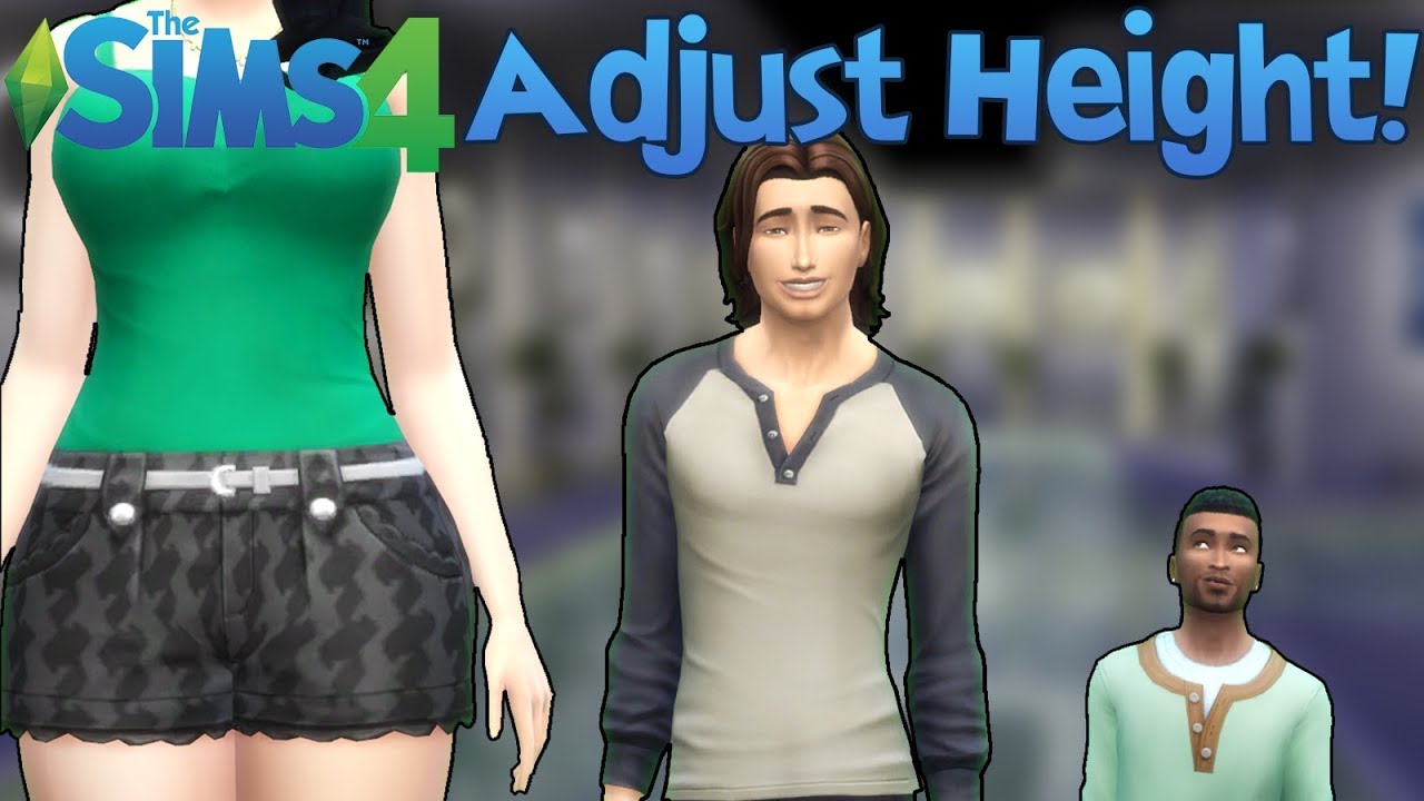 The Sims 4: Adjust Your Height! (Mod Showcase)