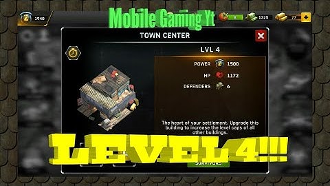 *TOWN CENTER TO LVL 5!!* (Left to survive#3)