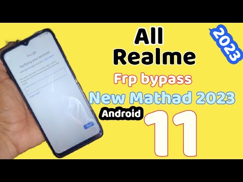 new update 2023 All realme frp bypass Android 11/ realme Android 11 google lock bypass/