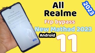 new update 2023 All realme frp bypass Android 11/ realme Android 11 google lock bypass/