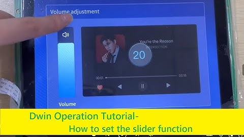 Dwin T5L DGUS V7.624 Slider setting