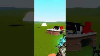 Testing Every Strongest Nuclear Bomb in a Paddy Field | GMod #Shorts #fyp