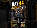 Day 44 Chest Workout 💪🔥 | Build Bigger Chest | Gym Motivation #gymmotivation #motivation