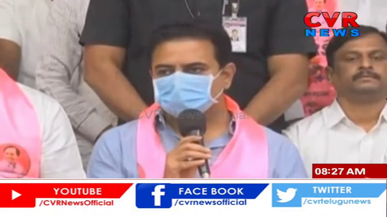 Minister KTR Fires On Central Govt | CVR News