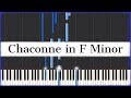 Pachelbel Chaconne In F Minor P 43
