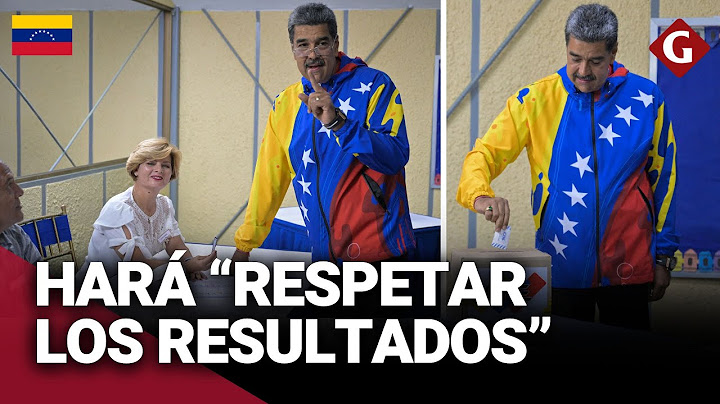 ELECCIONES VENEZUELA 2024: NICOLÁS MADURO exige a sus RIVALES que RESPETEN los RESULTADOS | Gestión