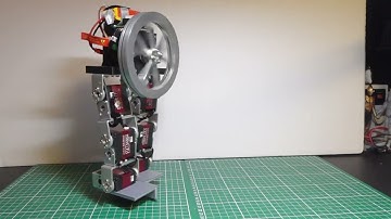 【自作ロボット/電子工作】歩行練習【ReactionWheel】