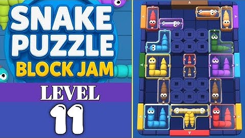 Snake Puzzle Block Jam Level 11 Walkthrough