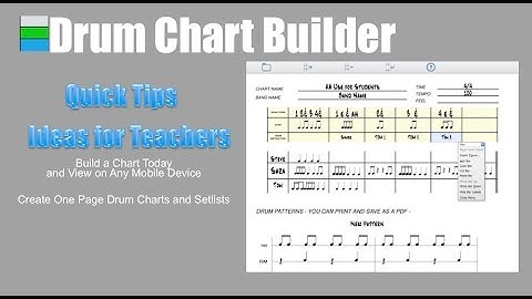 How Teachers can Use Drum Chart Builder for Students