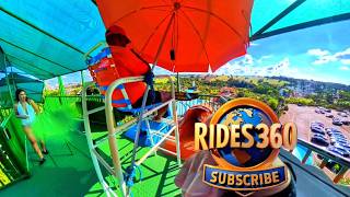 360° Kamikaze Water Slide – Insane Vertical Drop at Legendary Water Park! (VR 4K)