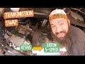Swapping to an Eaton 5-speed manual on a SCHOOL BUS | AT545 Allison with 24v 5.9 Cummins CONVERSION