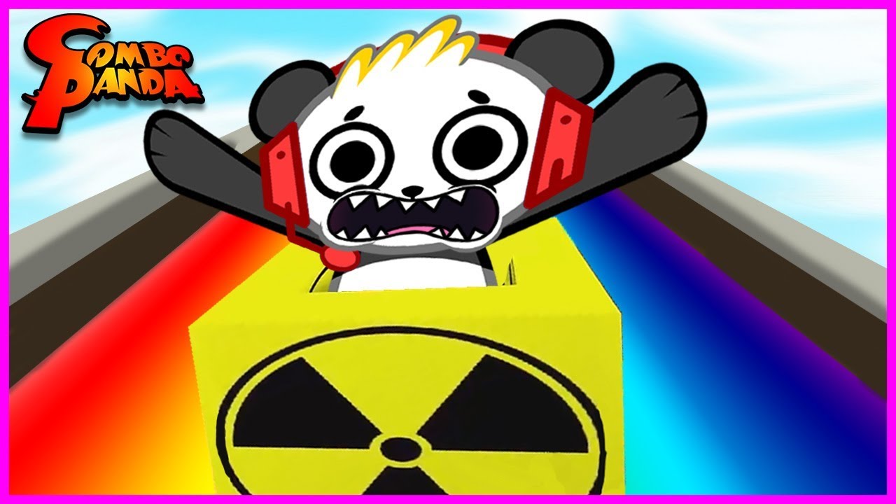 Roblox Slide Down 999,999,999 Miles on a Rainbow Let's Play with Combo Panda  