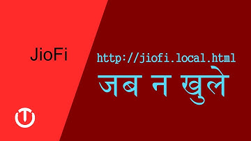 What To Do When JioFi.local.html Does Not Open?