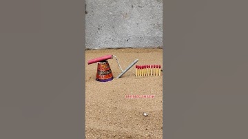 Macthstik chain vs bijali cracker 🫨 crazy crackers testing #shorts #short #fireworks