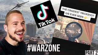 Reaction to the BEST WARZONE TIK TOK VIDEOS part 2