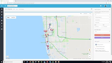 Web Mapping - Route Mapping and Optimization