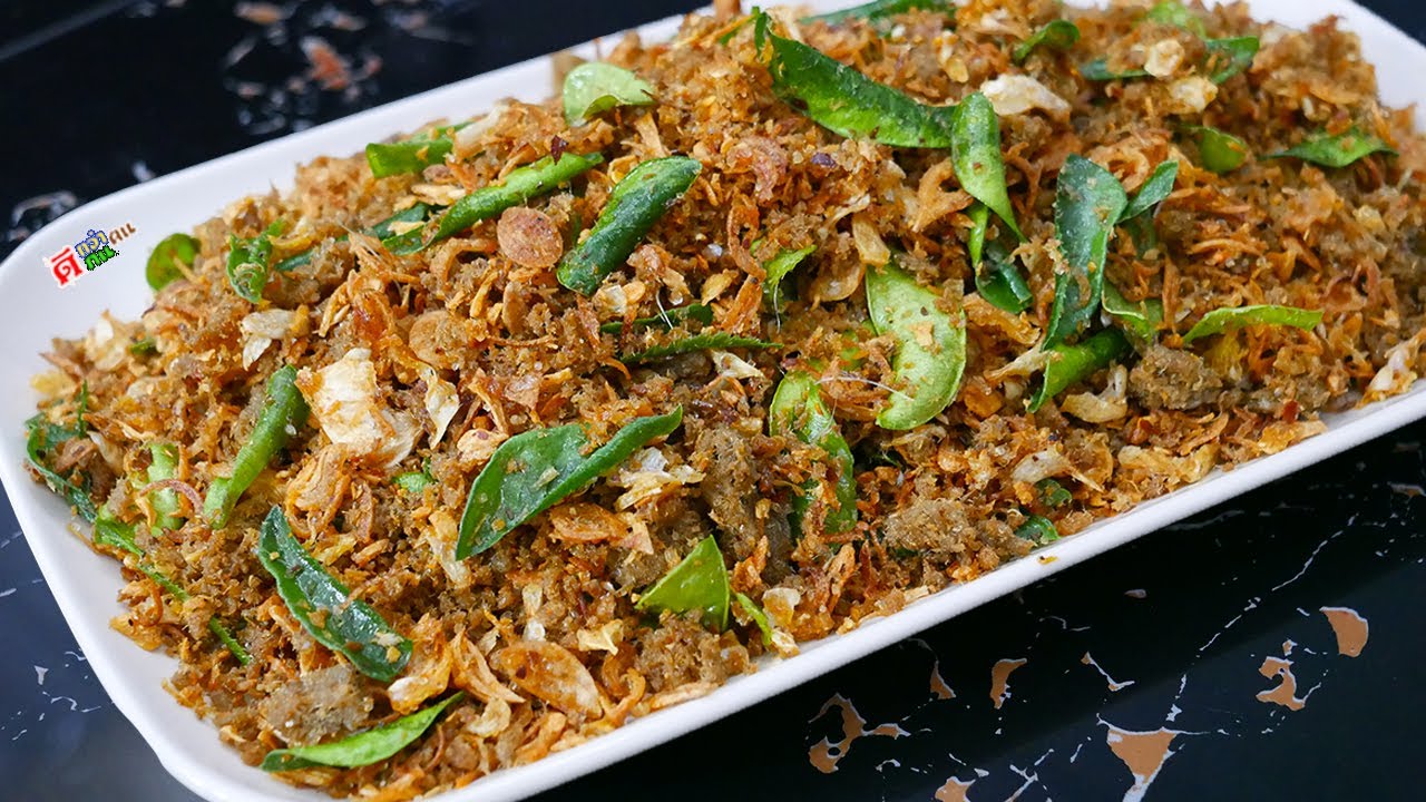 น้ำพริกปลาทูฟู หอมๆ กรอบๆ อร่อยๆ