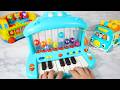Toy ASMR Hippo Piano Pororo Bus Fidget 히포피아노 뽀로로 버스 장난감 리뷰 Satisfying with Unboxing &amp; Review Toys