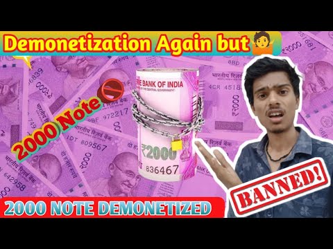 DEMONETISATION AGAIN🤷 | Note bandi 2.0 | #demonetization # ...