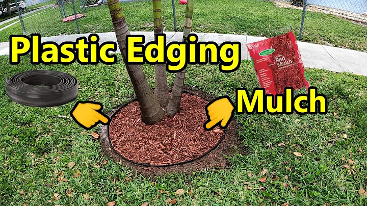 How to Install Plastic Edging and Mulch around Trees