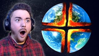 I cut EARTH like a PIZZA!!! (Want a piece?)