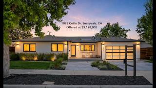 Extensively Reimagined Modern 3 Bed & 2 Bath Home for Sale - 1073 Celilo Dr, Sunnyvale, CA