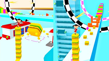 Cube Surfer 🏂 Crazy Gameplay Android, iOS (Level 25-26) Amazing Game