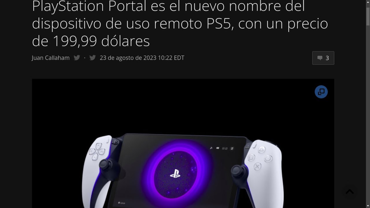 PlayStation Portal, nuevo dispositivo para tu PS5