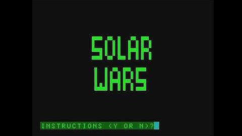 Solar Wars - (1983) - APF Imag Machine - gameplay