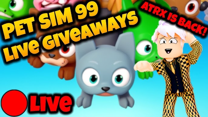 🔴 NEW Pet Simulator 99 HUGE Pet Giveaway Live! 