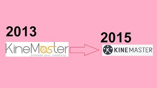 Evolution of KineMaster (2002 - 2015)