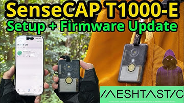 Survival Tech - SenseCAP T1000-E : Meshtastic Device Setup and Firmware Upgrade Tutorial