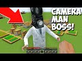 I found BIGGEST CAMERA MAN BOSS in Minecraft ! NEW GIANT SKIBIDI TOILET ARMY !